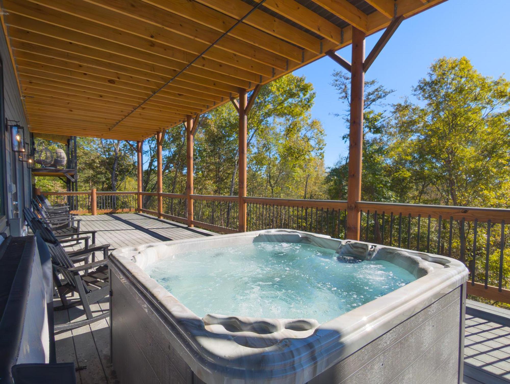 Luxury 12-Bedroom Cabin With Indoor Pool, Hot Tub & Movie Theater, Sleeps 36 Севьервилл Экстерьер фото